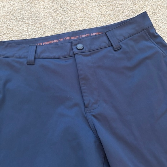 Rhone Commuter Shorts Mens Size 31 Blue 9 Inch Inseam Chino Golf Athleisure Prep - Picture 2 of 10